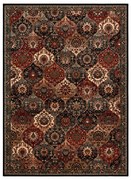 Koberec KASHQAI 4373 500 orientálny, zelený / bordový