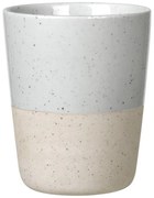 Svetlosivý/béžový keramický hrnček 250 ml Sablo – Blomus