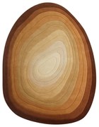 Vlnený koberec v tehlovej farbe 200x290 cm Puddle Ombre Wool – Flair Rugs