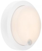 Brilo - LED nabíjateľné vonkajšie nástenné svietidlo s pohybovým senzorom LED/4W/5V 4400 mAh IP44 biele