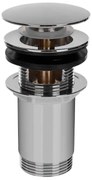 Laveo príslušenstvo, odtoková zátka typ ClickClack, chrómová, LAV-CKK_02R3