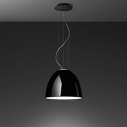 Artemide Nur Mini Gloss čierny lesk 150W, dizajn, E27