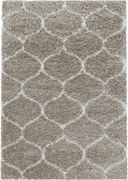 Ayyildiz, DOPREDAJ: 280x370 cm Kusový koberec Salsa Shaggy 3201 beige, 280x370, béžová, obývacia izba