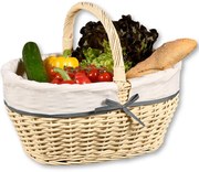 Košík na ovocie Basket Beige, 45x34x37 cm