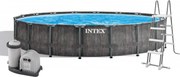 Bazén Intex Prism Frame Greywood 5,49 x 1,22 m kompletset s filtráciou