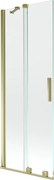 Mexen Velar vaňová zástena dvojkrídlová Posuvný 70 x 150 cm, Priehľadné, zlatý - 896-070-000-01-50