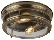 Searchlight 5182AB - Stropné svietidlo EDINBURGH I 2xE27/40W/230V bronzová