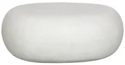 Biely konferenčný stolík 49x65 cm Pebble – vtwonen