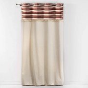 Bavlnený záves v tehlovej farbe/v prírodnej farbe 140x240 cm Atlas – douceur d'intérieur