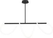 Toolight Toolight, LED závesné svietidlo 97 cm, 40W, APP856-CP, čierna, OSW-04031