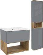 Comodo Set kúpeľňového nábytku Neveda G 60 + V 35 P/L