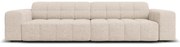 Béžová pohovka 244 cm Chicago – Cosmopolitan Design