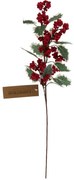 Zimná vetvička Cezmína, 58 cm, plast