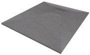 Erga Oldaf, SMC obdĺžniková sprchová vanička 100 x 80 cm, šedá matná, ERG-GMA-OL-80100G