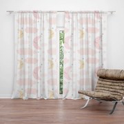 Sablio Záves Mesiačiky a obláčiky: 2 ks 140x250 cm