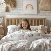 Stanex Krepové obliečky Dúha, 140 x 200 cm, 70 x 90 cm