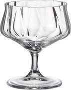 Crystal Bohemia Cettia optic poháre na zmrzlinu 295 ml 6 ks