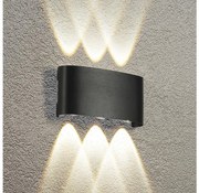 BRILAGI - LED Vonkajšie nástenné svietidlo FLAREBOX LED/6W/230V čierna IP65