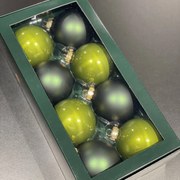 PROXIMA.store - Vianočné gule - ZELENÉ 8ks