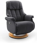 Kreslo Calgary Comfort L čierne Farba: podstava natur