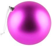 DECOLED Plastová guľa, priemer 30 cm, ružová, matná