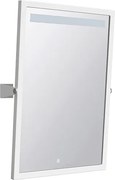 Bemeta Design HELP: Výklopné zrkadlo, 400 x 600 mm, s LED osvetlením, dotykový senzor, biela - 301201034