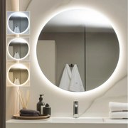 Brilagi - Kúpeľňové zrkadlo LUNA LED/32W/230V pr. 100 cm IP44 CRI 90 stmievateľné +CCT