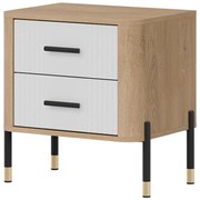 Nočný Stolík Dante Dt21dub Cremona/Biela