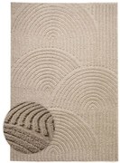 Koberec Arc 3D geometrický béžový