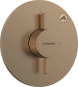 Hansgrohe DuoTurn S, batéria pod omietku pre 1 spotrebič, kartáčovaný bronz, HAN-75618140