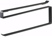 Čierny závesný držiak na kuchynské utierky Yamazaki Tower