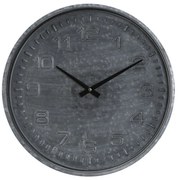 Šedé nástenné hodiny Ricard grijs - Ø39*5 cm
