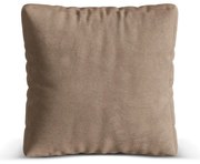 Svetlohnedý zamatový vankúš k modulárnej pohovke Martina – Micadoni