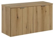 Závěsná skříňka pod umyvadlo Nova Oak s deskou 100 cm dub evoke
