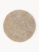 Okrúhly huňatý koberec's vysokým vlasom Leighton