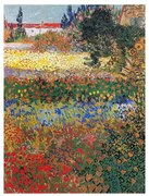 Reprodukcia obrazu Vincent van Gogh - Flower Garden, 60 x 45 cm