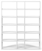 Biela knižnica TemaHome Pombal, šírka 182 cm