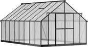 Skleník 245 x 305 x 488 cm, zosilnená konštrukcia, polykarbonát 6 mm