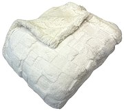 Deka luxury baranková z mikroplyšu biela 200x230cm TiaHome