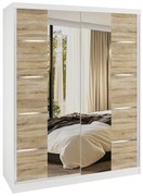 Šatníková skriňa SERENITY 133 cm dub sonoma mat ME SERENITY SZP6/0/W/DS/0/HIAL