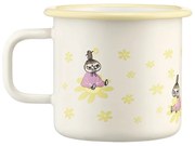 Hrnček Moomin Flowers 0,37l, smalt / žltý