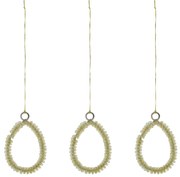 House Doctor Veľkonočná dekorácia Tiny Egg – sada 3 ks