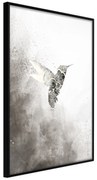 Artgeist Plagát - Ethnic Hummingbird [Poster] Veľkosť: 20x30, Verzia: Čierny rám