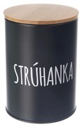 Dóza plech/bambus pr. 11 cm Strúhanka BLACK SK
