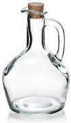 Skleněná karafa s korkem LIORA 400 ml transparentní