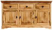 Komoda Guru 160x90x45 indický masív mango Mango natural