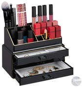 Organizér na make-up so šperkovnicou RD2213, čierna