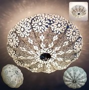 Mosaic lampa stropová stropnica orient Melon LACE Ø38 3D efekt