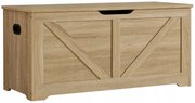 Úložný box LEHAC s vekom 100x46cm, dub sonoma