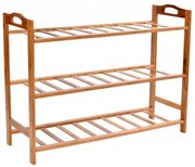 Botník ASTARIA 3 úrovne, bambusový